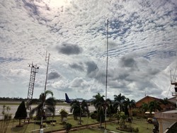 Cuaca Pagi di Bandara Depati Amir Pangkalpinang